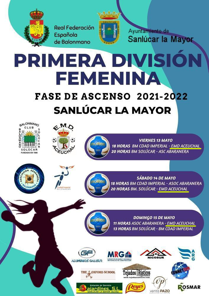 Sanlúcar la Mayor acoge la fase de ascenso a División Honor Plata de ...